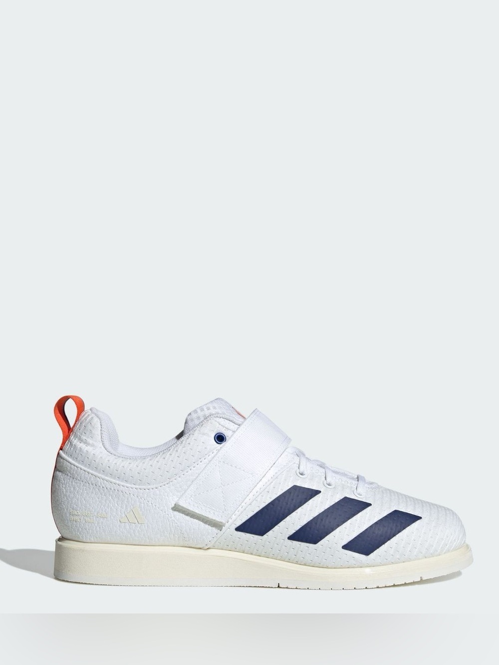 Adidas powerlift 5 weightlifting shoes white blue NEW 8.5